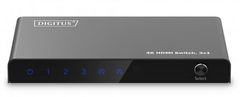 Digitus 3x1 HDMI Switch, 4K/60Hz HDCP 2.2