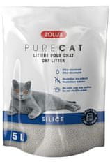 Zolux Podestýlka PURECAT natural silica 5l