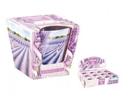 Svíčka ve skle LAVENDER KISS - LAVENDER OIL vonná 115g