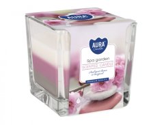 Svíčka ve skle DUHA SPA GARDEN vonná 170g