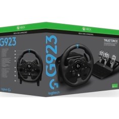 Logitech Sada volantu a pedálů G923 Racing Wheel and Pedals pro Xbox One a PC