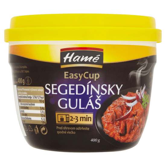 Hamé Hamé Segedínský guláš hotové jídlo EasyCup 400g