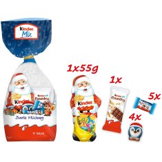 KINDER Kinder Mix výběrový vánoční mix 132g