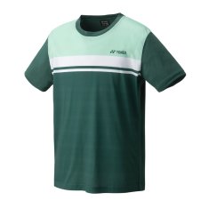 Yonex Tričko zelené L Crew Neck Stripes 2023