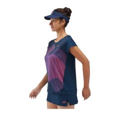 Yonex Tričko tmavomodré S Crew Neck Us Open 2024