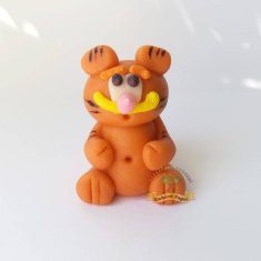 Figurka na dort Garfield 5cm z kokosové hmoty - Fagos