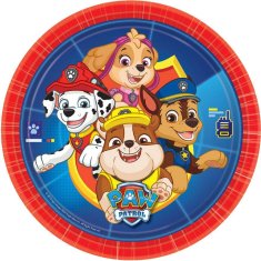 Amscan Papírový talíř 8ks Paw Patrol 22,8cm -