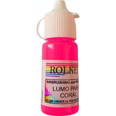 Neonová fluorescenční gelová barva 15ml Razzmatazz - Rolkem