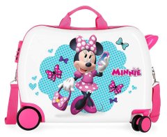 JOUMMABAGS Dětský kufřík na kolečkách Minnie Good Mood MAXI ABS plast, 50x39x20 cm, objem 34 l