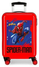 JOUMMABAGS Cestovní kufr ABS Spiderman Street Red ABS plast, 55 cm