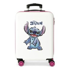 JOUMMABAGS Cestovní kufr ABS Lilo and Stitch Blanco ABS plast, 55 cm