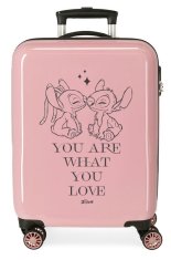 JOUMMABAGS Cestovní kufr ABS Lilo and Stitch You Love ABS plast, 55 cm