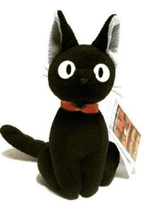 Plyšák Ghibli - Jiji (Kiki's Delivery Service)