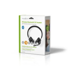 Nedis CHSTB310BK Bluetooth headset se sklopným mikrofonem, 8 hod provoz, černá