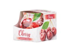 Sklo Dekor 80 x 72 mm Cherry vonná svíčka