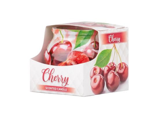 Sklo Dekor 80 x 72 mm Cherry vonná svíčka