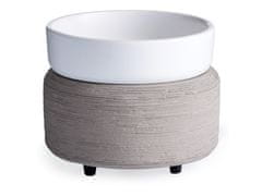 Candle Warmers elektrická aromalampa a ohřívač svíček 2v1 Gray Texture