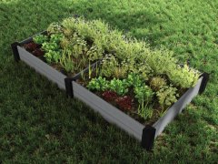 VISTA Vyvýšený záhon Keter Modular Garden Bed dvoubalení šedý