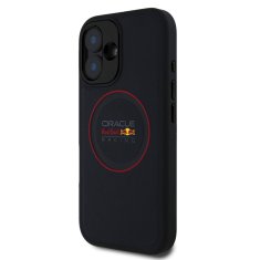 Red Bull Zadní kryt PU Leather Red Ring MagSafe pro iPhone 16 Plus Navy