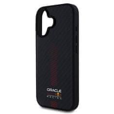 Red Bull Zadní kryt Carbon Powerbar MagSafe pro iPhone 16 Black