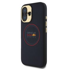 Red Bull Zadní kryt PU Leather Red Ring MagSafe pro iPhone 16 Navy