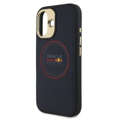 Red Bull Zadní kryt PU Leather Red Ring MagSafe pro iPhone 16 Navy