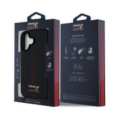 Red Bull Zadní kryt Carbon Powerbar MagSafe pro iPhone 16 Black