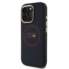 Red Bull Zadní kryt PU Leather Red Ring MagSafe pro iPhone 16 Pro Max Navy