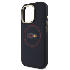 Red Bull Zadní kryt PU Leather Red Ring MagSafe pro iPhone 16 Pro Max Navy