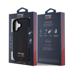 Red Bull Zadní kryt Carbon Powerbar MagSafe pro iPhone 16 Plus Black