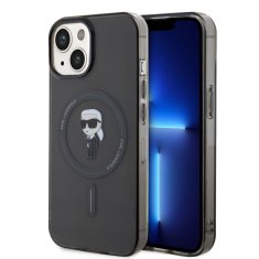 Karl Lagerfeld  IML Ikonik MagSafe Zadní Kryt pro iPhone 15 Black