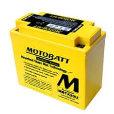 MOTOBATT Baterie MBTX20U 21 Ah, 12 V, 4 vývody)