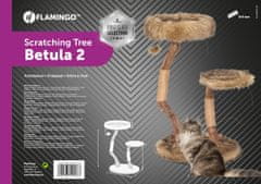 Flamingo Betula 2 Škrabadlo pro kočky Hnědá 86cm