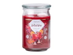 Emocio Sklo 93x142 mm se skleněným víčkem Mulled Wine, vínová vonná svíčka