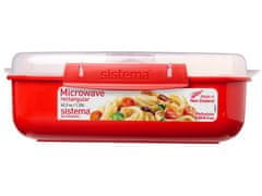 Sistema Sistema Microwave Krabička na ohřev jídla 1,25 l, červená