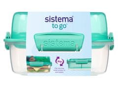 Sistema Sistema TO GO Krabička na oběd Flip and Nest 1,24 l, mátová