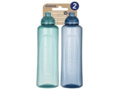 Sistema Sistema Ocean Bound Láhev Swift Squeeze Twist 'n' Sip 480 ml 2 pack, mix barev