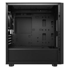 COUGAR PC skříň UNIFACE Black Mini Tower Mesh Front Panel 1x 120mm Fan TG Left Panel