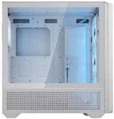 COUGAR PC skříň MX600 White Mid Tower Mesh Front Panel 3 x 140mm + 1 x 120mm Fans TG Left Panel