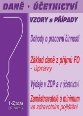 DÚVaP 1-2/2025 Dohody o pracovní činnosti, dohody o provedení práce