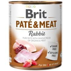 Brit Konzerva Paté & Meat králík 800g