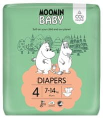 Moomin Baby eko pleny 4 Maxi 7–14 kg, 42 ks