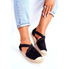 Dámské espadrilky s výřezem Black velikost 39