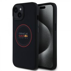 Red Bull Zadní kryt PU Leather Red Ring MagSafe pro iPhone 13 Navy