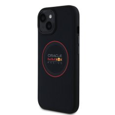 Red Bull Zadní kryt PU Leather Red Ring MagSafe pro iPhone 13 Navy