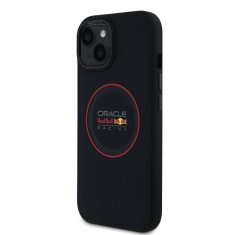 Red Bull Zadní kryt PU Leather Red Ring MagSafe pro iPhone 14 Navy