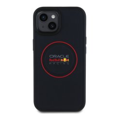 Red Bull Zadní kryt PU Leather Red Ring MagSafe pro iPhone 13 Navy