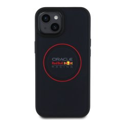 Red Bull Zadní kryt PU Leather Red Ring MagSafe pro iPhone 14 Navy