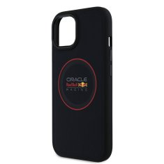 Red Bull Zadní kryt PU Leather Red Ring MagSafe pro iPhone 13 Navy