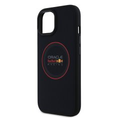 Red Bull Zadní kryt PU Leather Red Ring MagSafe pro iPhone 14 Navy